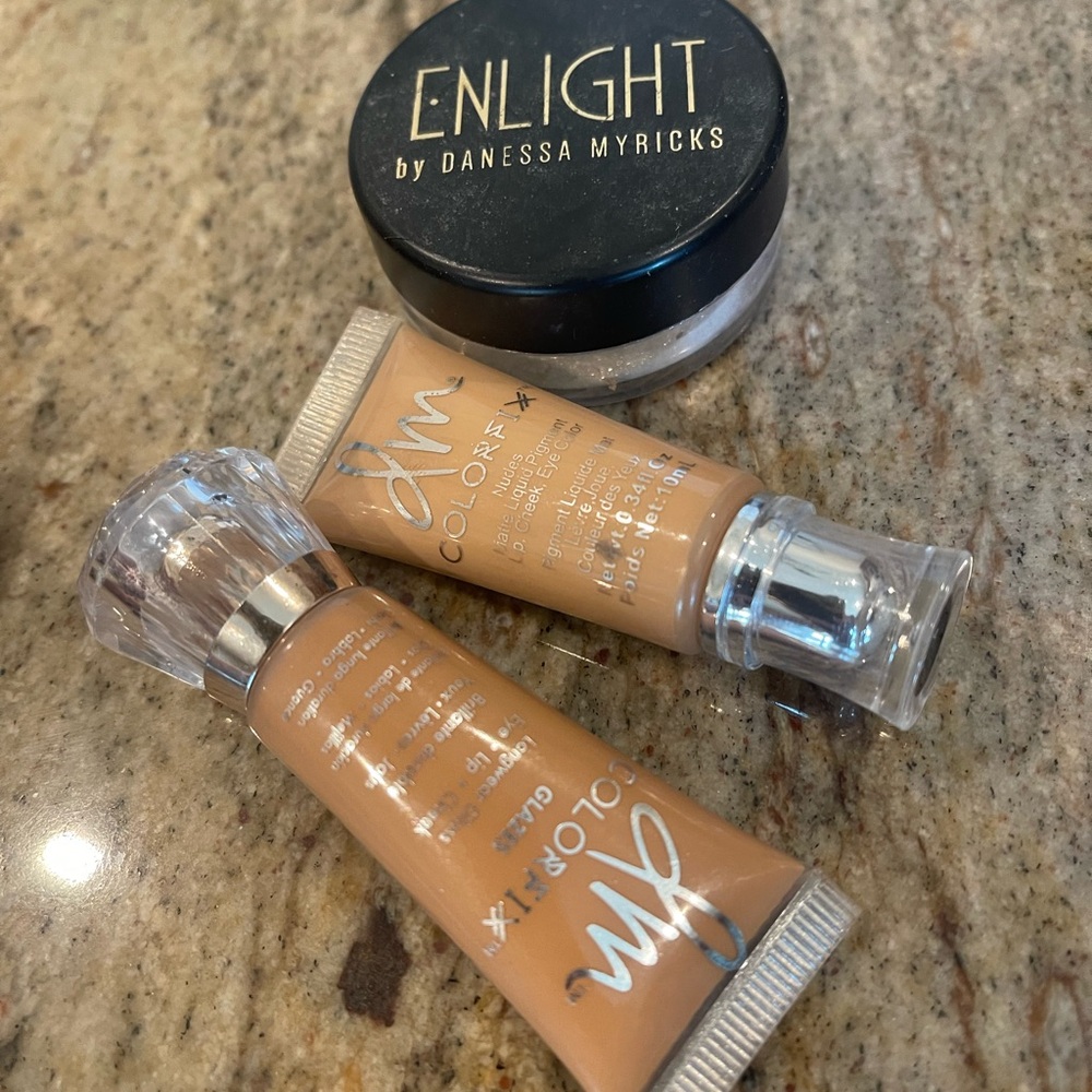 Danessa Myricks Beauty Enlight and Colorfix Highlighter Set - Cream and Tan